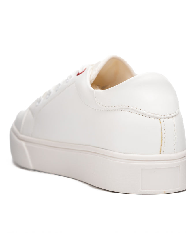 Zapatilla Arezzo - Blanco Corazón Rojo