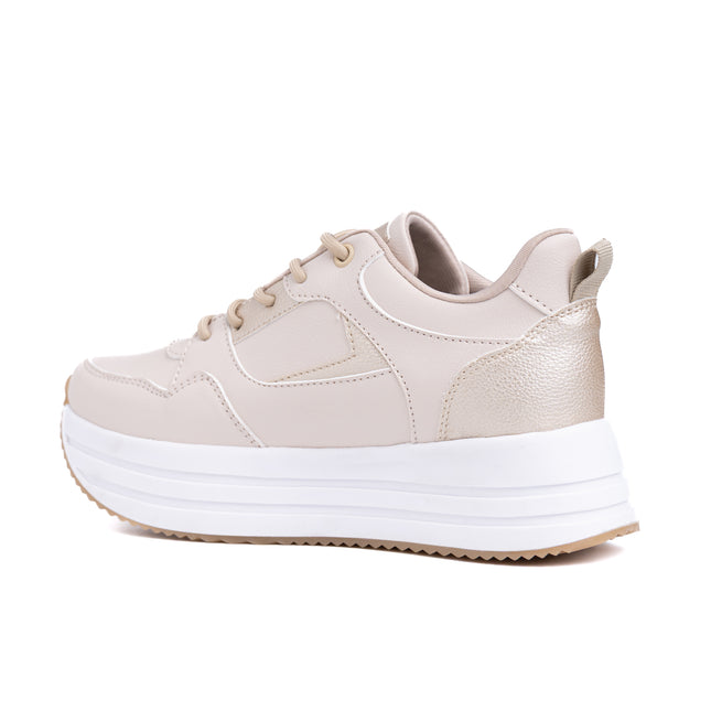 Zapatillas Urbanas Mujer Beneah - Dorado