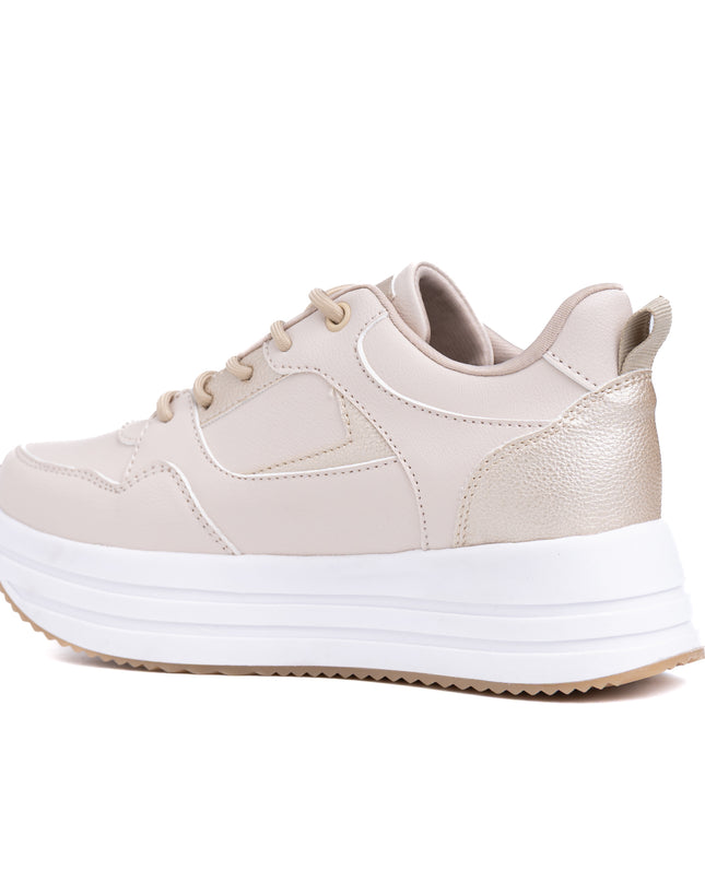 Zapatillas Urbanas Mujer Beneah - Dorado