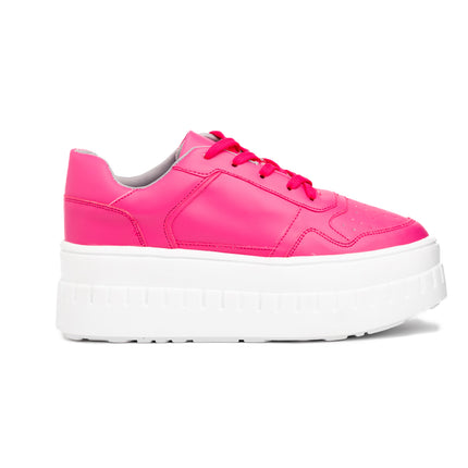Zapatillas Urbanas Mujer Benetton - Fucsia