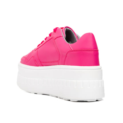 Zapatillas Urbanas Mujer Benetton - Fucsia