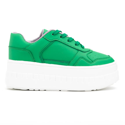 Zapatillas Urbanas Mujer Benetton - Verde