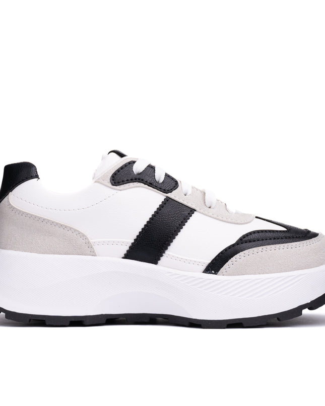 Zapatilla Berzobit - Blanco Negro