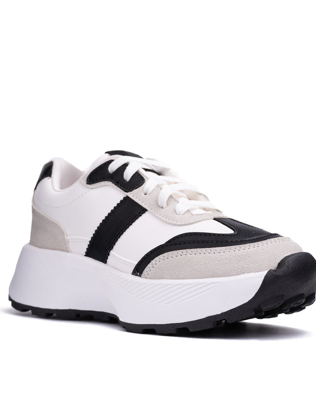 Zapatilla Berzobit - Blanco Negro