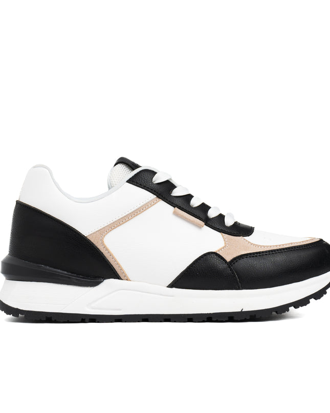 Zapatilla Bookre - Negro Beige