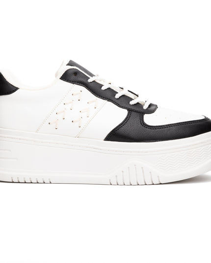 Zapatilla Brest - Blanco con Negro