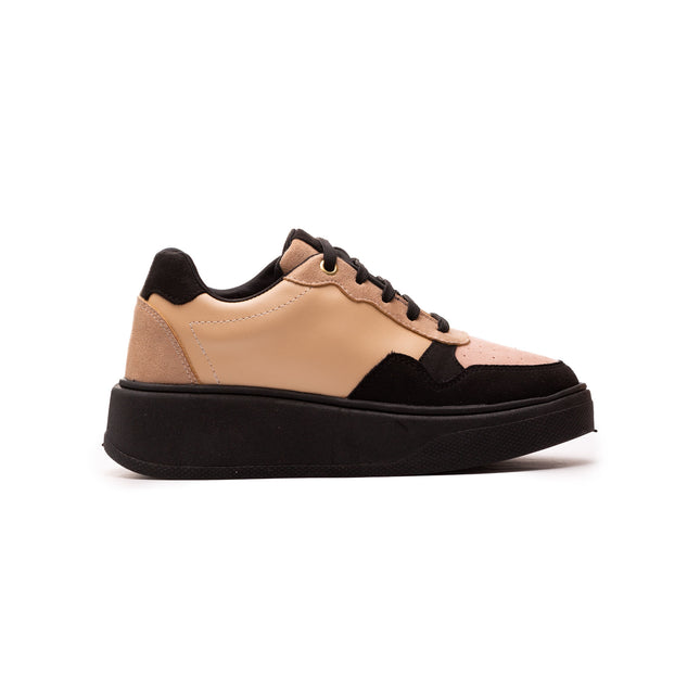 Zapatillas Urbanas Mujer Cancun - Beige Rosado