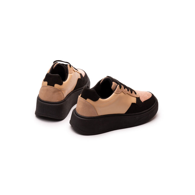Zapatillas Urbanas Mujer Cancun - Beige Rosado
