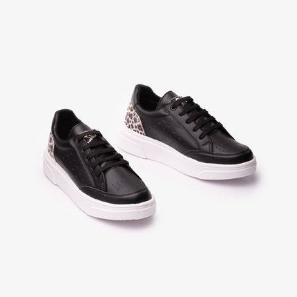 Zapatilla Cartagena - Negro Print Plateado