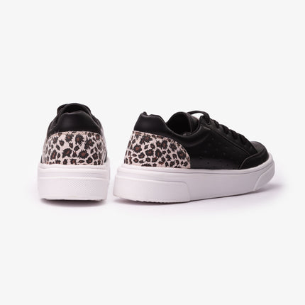 Zapatilla Cartagena - Negro Print Plateado