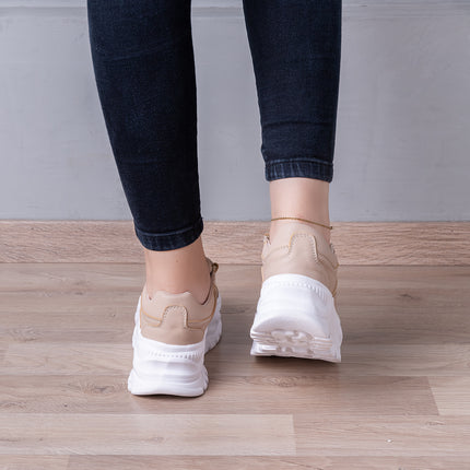 Zapatillas Urbanas Mujer Catarina - Beige