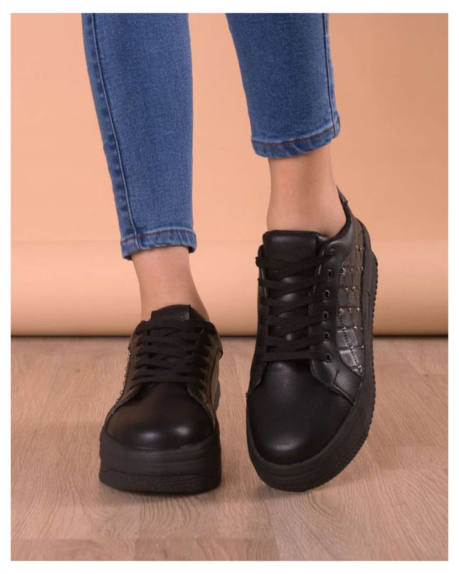 Zapatilla Diamante - Negro