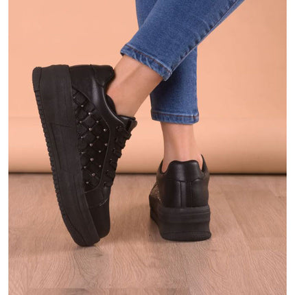 Zapatillas Urbanas Mujer Diamante - Negro