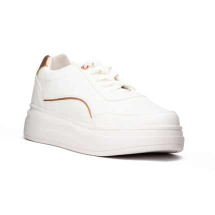 Zapatillas Urbanas Mujer Diest  - Dorado