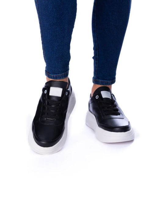 Zapatillas Urbanas Mujer Diest  - Negro Plateado