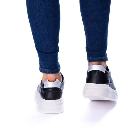 Zapatillas Urbanas Mujer Diest  - Negro Plateado
