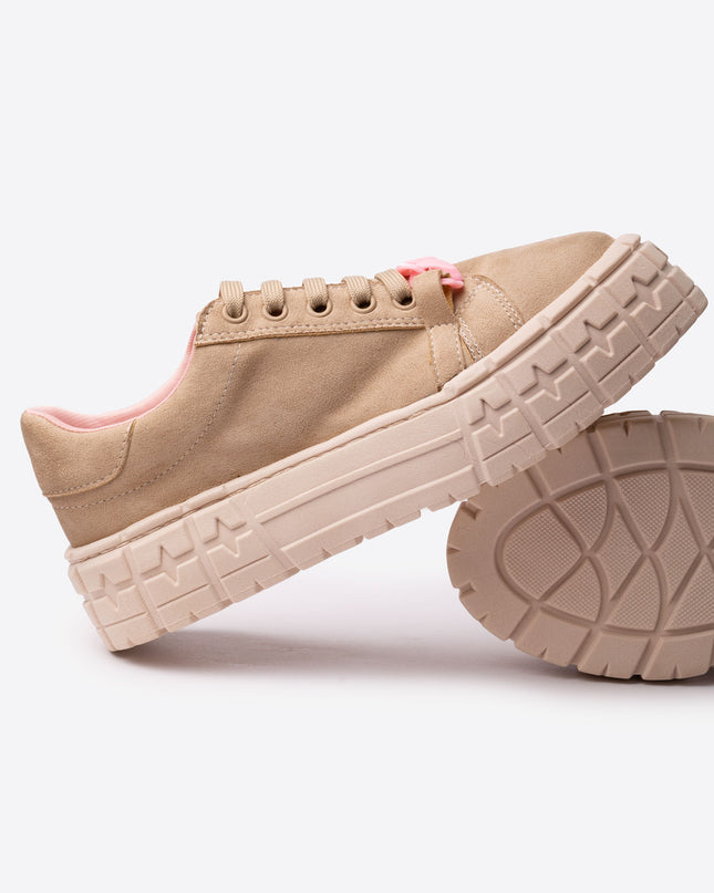 Zapatilla Dublin - Beige Rosado