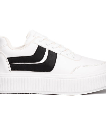 Zapatilla Dwansy - Blanco Negro
