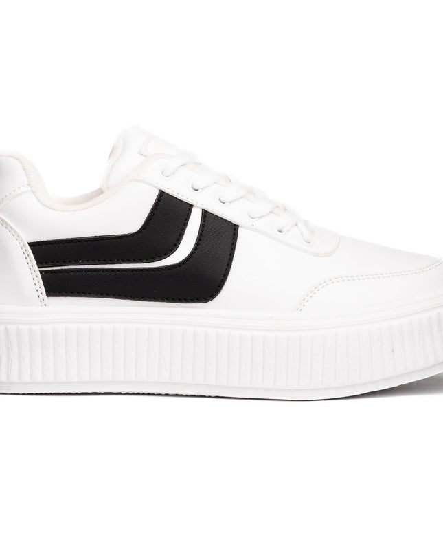 Zapatilla Dwansy - Blanco Negro