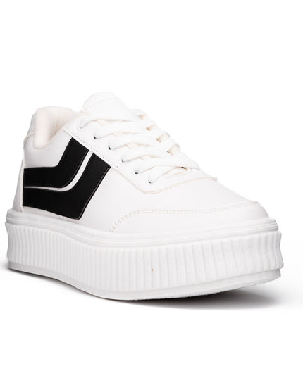 Zapatilla Dwansy - Blanco Negro
