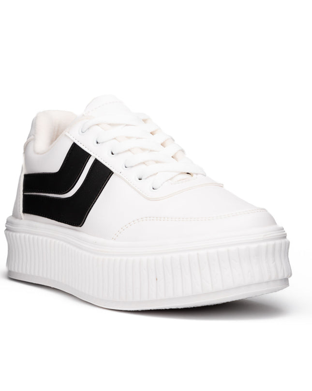 Zapatilla Dwansy - Blanco Negro