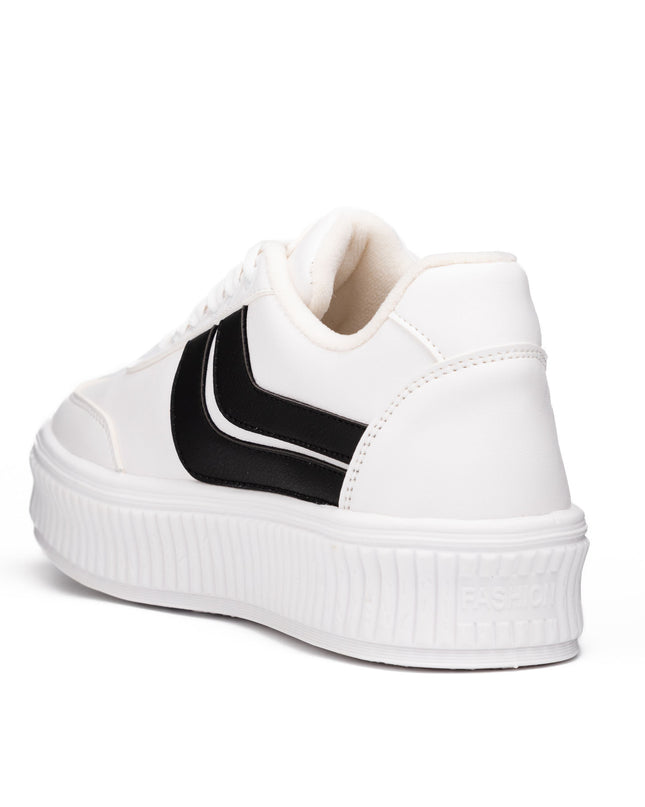 Zapatilla Dwansy - Blanco Negro