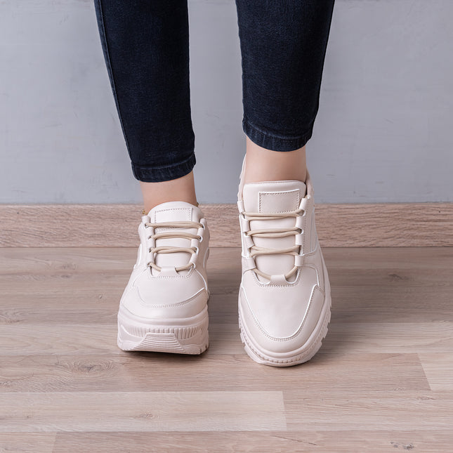 Zapatillas Urbanas Mujer Dyrone  - Beige