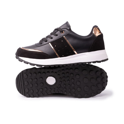 Zapatilla Edessa - Negro