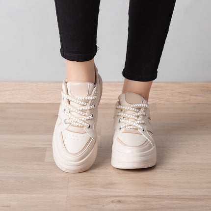 Zapatillas Urbanas Mujer Esnar - Beige