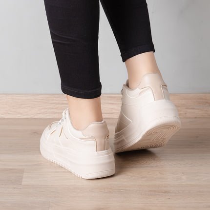 Zapatillas Urbanas Mujer Esnar - Beige