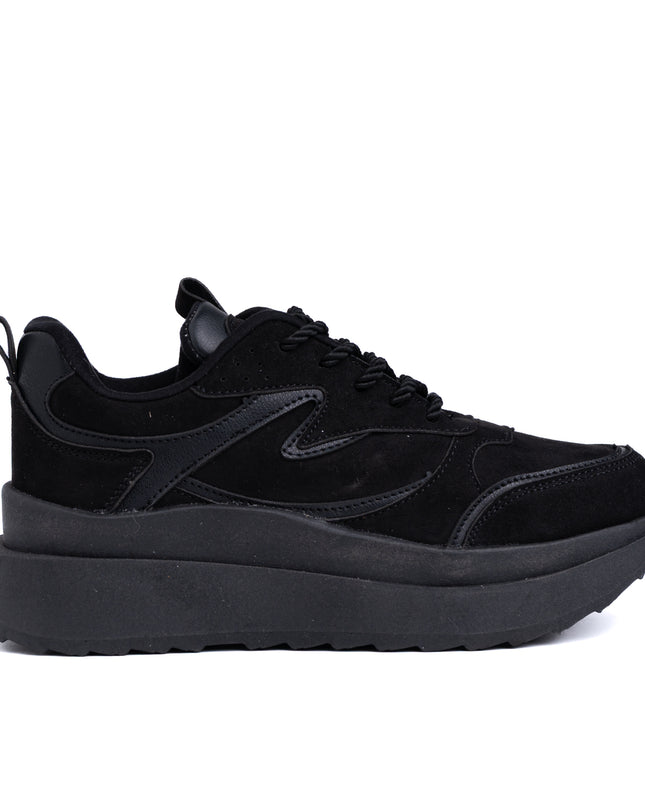 Zapatillas Urbanas Mujer Flower - Negro Total