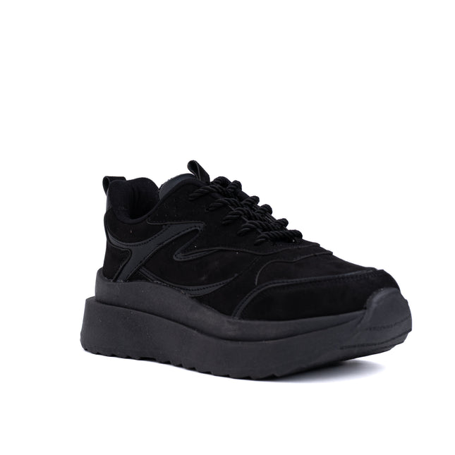 Zapatillas Urbanas Mujer Flower - Negro Total