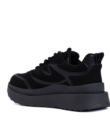 Zapatillas Urbanas Mujer Flower - Negro Total