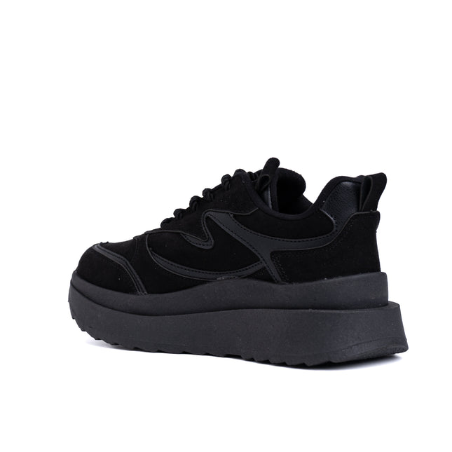 Zapatillas Urbanas Mujer Flower - Negro Total
