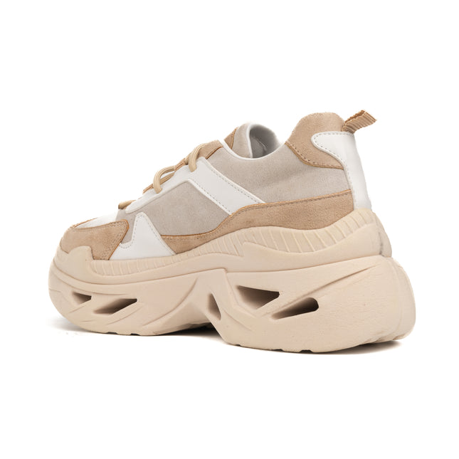 Zapatillas Urbanas Mujer Gia - Beige