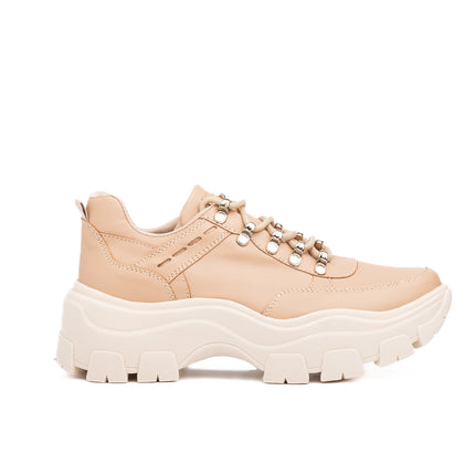 Zapatillas Urbanas Mujer Golden - Beige