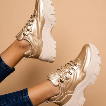 Zapatillas Urbanas Mujer Golden - Dorado