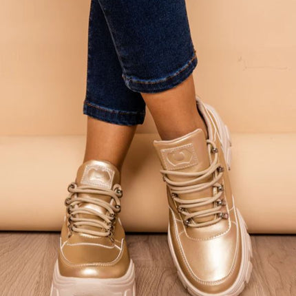 Zapatillas Urbanas Mujer Golden - Dorado
