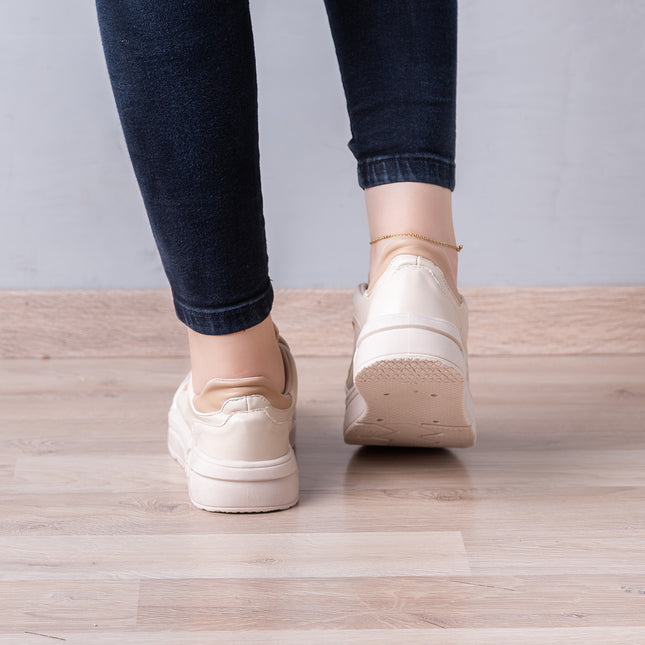 Zapatillas Urbanas Mujer Gotze - Beige