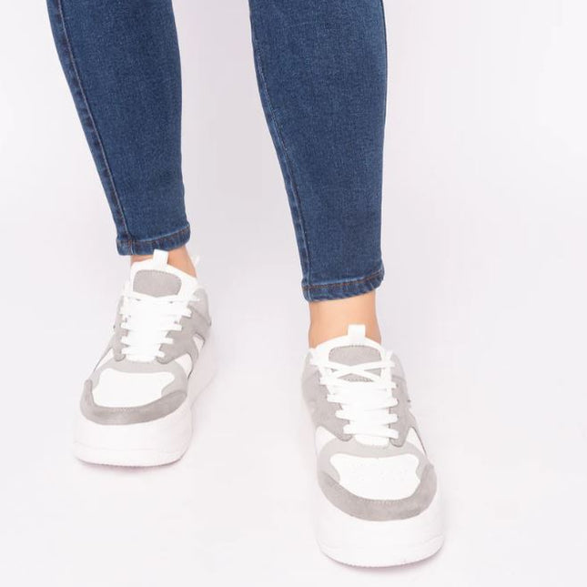 Zapatillas Urbanas Mujer Hasselt  - Plomo