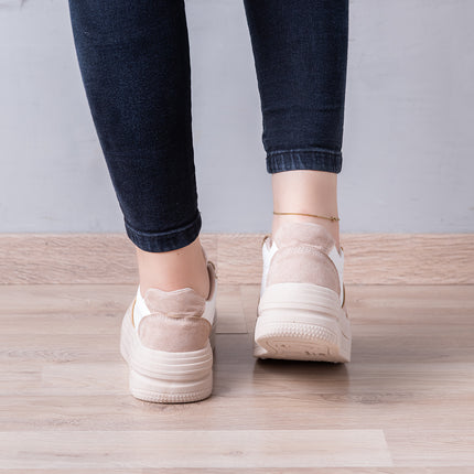Zapatillas Urbanas Mujer Iberson - Beige