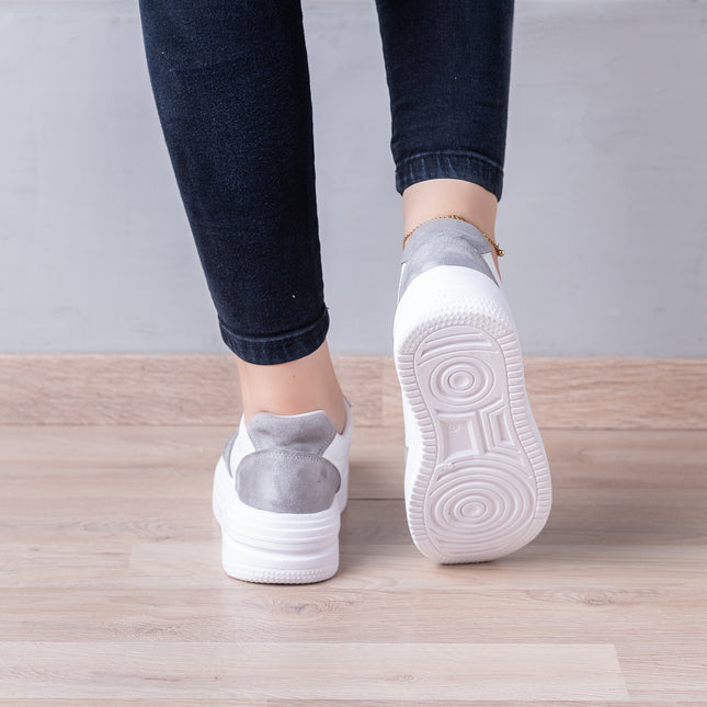 Zapatillas Urbanas Mujer Iberson - Plomo