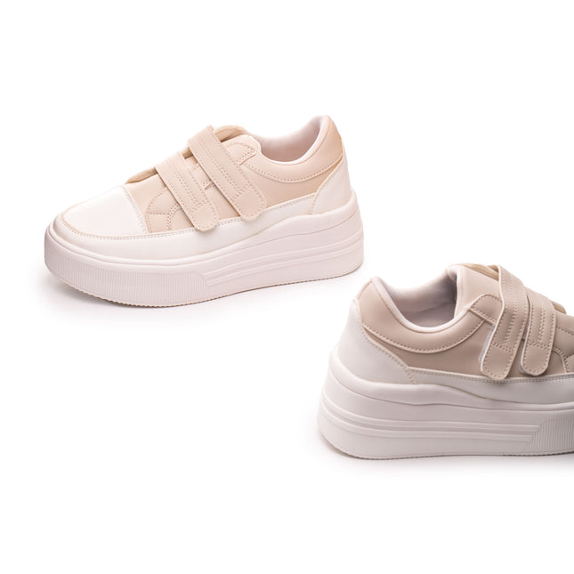 Zapatillas Urbanas Mujer Ibis - Beige