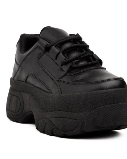 Zapatilla Ica - Negro Cuero