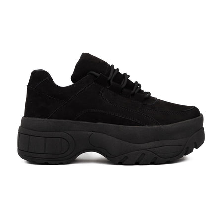 Zapatilla Ica - Negro Gamuza