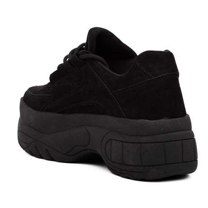 Zapatilla Ica - Negro Gamuza