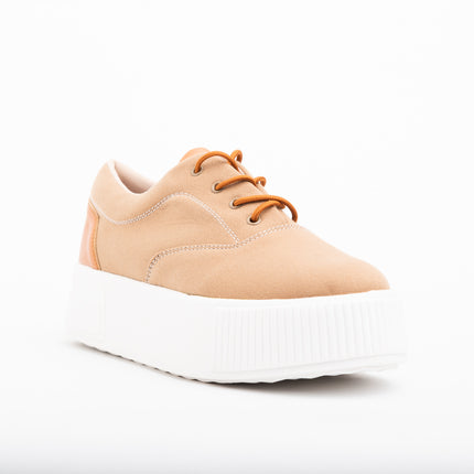 Zapatillas Urbanas Mujer Interlagos - Beige