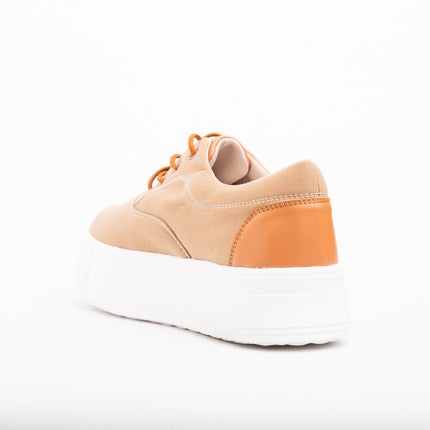 Zapatillas Urbanas Mujer Interlagos - Beige