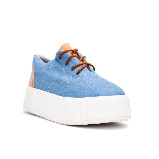 Zapatillas Urbanas Mujer Interlagos - Celeste