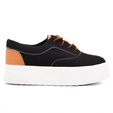 Zapatillas Urbanas Mujer Interlagos - Negro
